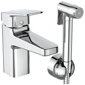 Стоящ смесител за умивалник H75 Ceraplan, BD231AA, с хигиеничен душ