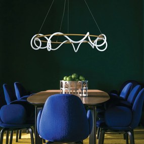 Плафон InLight 6017-Gold-Диаметър: 60 cm