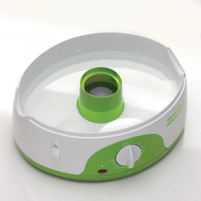 Уред за готвене на пара Ariete HEALTHY STEAM 0911/01, 800W, 9 л, 3 кошници, Таймер, Външно пълнене, Бял/зелен