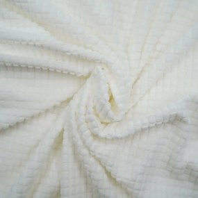 Кремаво триместно ластично покривало за диван Sacha – douceur d'intérieur