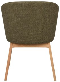 Зелени тапицирани трапезни столове в комплект 2 бр. Windham – Rowico