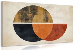 Картина на платно – Japandi модерни кръгове