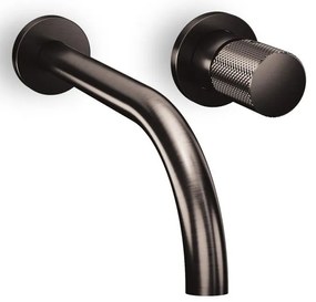 Кран мивка стена Eletta Tecno-Черен-четка