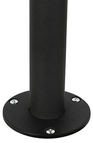 Модерна фенеричка черна с прозрачно стъкло 100 см IP44 - Sfera