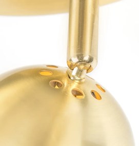 Ретро кръгъл прожектор месинг с таванна плоча 3-светлина - Gissi