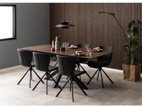 Тъмносиви трапезни столове в комплект от 2 броя Batilda - Actona