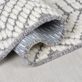 Сива пътека от шенил подходяща за пране 60x240 cm Jaipur – Flair Rugs