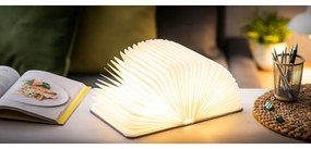 Сива светлинна декорация с USB Booklight – Gingko