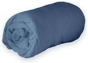 Тъмносин еластичен чаршаф от джърси 90x190 cm Jersy – douceur d'intérieur