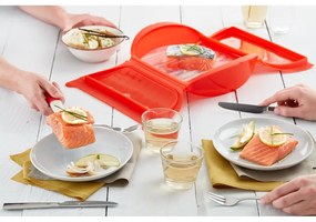 Силиконов съд за готвене на пара – Lékué