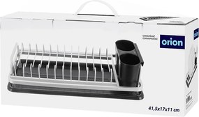 Черно-бял метална тавичка за оттичане 41,5x17 cm Deluxe – Orion