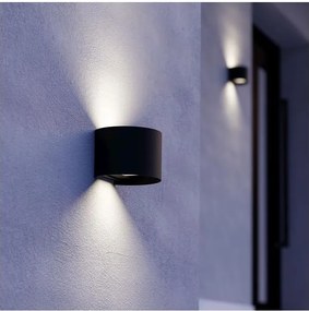 Eglo 901844 - LED външна стенна лампа CALPINO 2xLED/2,8W/230V IP54 черна