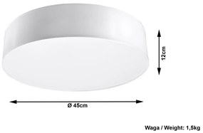 Бяла таванна светлина таван Atis - Nice Lamps