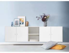 Бяла висяща библиотека 220x61 cm Mistral – Hammel Furniture