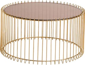 Кафе-маса Temporal Round-злато