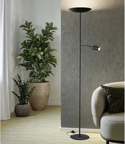 Eglo 901977 - Димируема LED подова лампа CONIVARINO LED/26,5W/230V +LED/4W черна