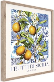 Печатна картина с включена рамка 40x50 cm Sicilia – Styler