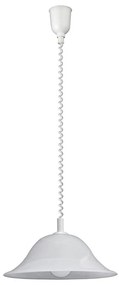 Rabalux 3904 - Полилей с регулируема височина ALABASTRO 1xE27/60W/230V алабастрово стъкло