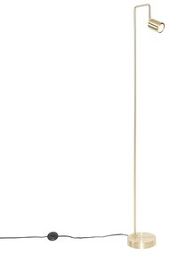 Модерна подова лампа месинг регулируема - Java