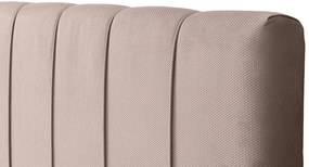 Тапицирано легло New York-Mocca-90 x 200-Με μηχανισμό ανύψωσης