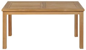 43253 vidaXL Маса за кафе тиково дърво 90x50x45 см