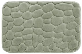 Зелен килим за баня 50x80 cm Ricochet – douceur d'intérieur