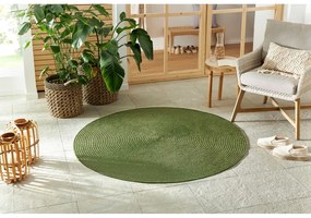 Зелен кръгъл килим за открито ø 150 cm - NORTHRUGS