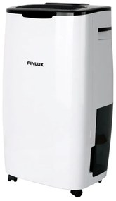 Влагоабсорбатор Finlux FDH-20E, 20л/24ч, 390W, 150 м3/ч, 3 л, 2 скорости, Карбонови прахов филтър, Бял/черен