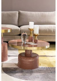 Метална кръгла странична масичка ø 60 cm Glam – Zuiver