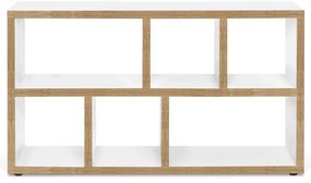 Бяла/естествена библиотека 150x83 cm Berlin – TemaHome