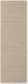 Бежова ръчно изработена вълнена пътека 80x250 cm Camden Parker – Ted Baker