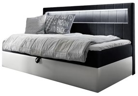 Тапицирано легло ELIZA + топер, 100x200, fresh 17