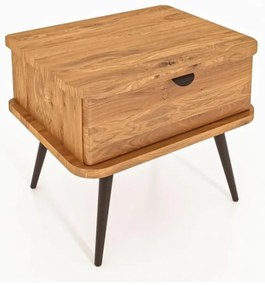 Нощно шкафче от дъбова дървесина в естествен цвят Kula - The Beds