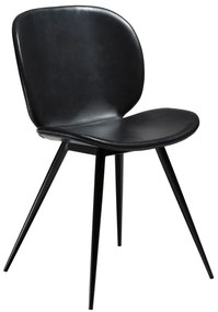 Черен кожен стол Cloud - DAN-FORM Denmark