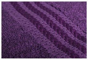 Комплект от 4 лилави памучни кърпи за баня , 70 x 140 cm - Foutastic