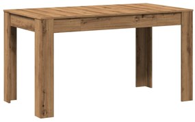 856573 vidaXL Трапезна маса Artisan Oak 140x74,5x76 cm Инженерна дървесина