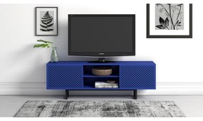 Синя ТВ масичка Camden Diamond - Woodman