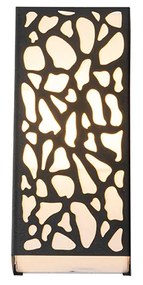 Модерна външна стенна лампа черна IP44 - Nicole