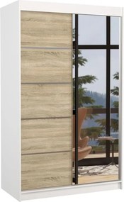 Гардероб Etienne 120 плъзгащ се-Leuko - Drus