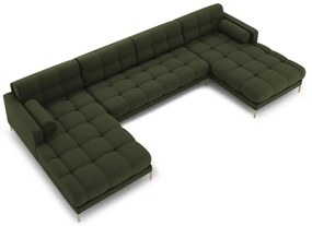Зелен ъглов диван ("U" форма) Bali – Cosmopolitan Design