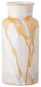 Кремава ръчно изработена каменна ваза Savana - Bloomingville