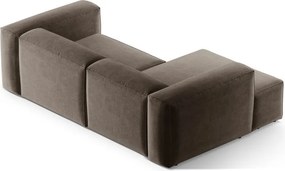 Кафяв ъглов диван (ляв ъгъл) Bergamo – Cosmopolitan Design