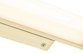 Стенна лампа за баня месинг 32 см с LED IP44 - Cascada