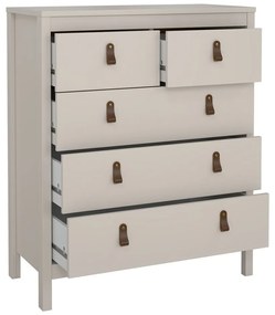 Сиво-бежов скрин 82x99x38 cm Madrid – Tvilum