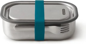 Кутия за храна Black+Blum BAM-SS-L005, 1 л, Правоъгълна, Подходяща за фурна, Без BPA, Неръждаема стомана, Син
