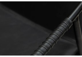 Черен бар стол от изкуствена кожа, височина 95 cm Boto - DAN-FORM Denmark