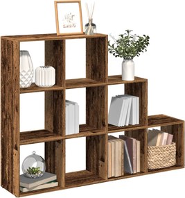 857983 vidaXL Разделител за стая / библиотека 3 нива 137,5x29x103,5 см