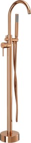 Cмесител-свободно стоящ  Rea Lungo Copper