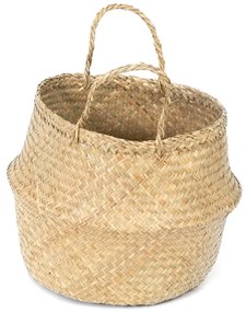Кошница за съхранение от светла морска трева , ⌀ 35 cm - Compactor