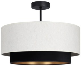 Повърхностно монтиран полилей NATIA 1xE27/60W/230V бял/черен